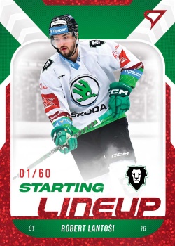 Robert Lantosi Mlada Boleslav Tipsport ELH 2022/23 SportZoo 2. serie Starting LINEUP 2nd PERIOD /60 #SL-24